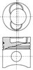 Поршня на 1 цилиндр, STD 8728590010 NURAL