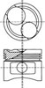 Поршень в комплекте на 1 цилиндр, 4-й ремонт (+1,00) 8730631100 NURAL