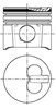 Поршень в комплекте на 1 цилиндр, STD 8733650010 NURAL