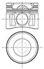 Поршня на 1 цилиндр, STD 8742770010 NURAL