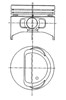 Поршня на 1 цилиндр, STD 8743680000 NURAL