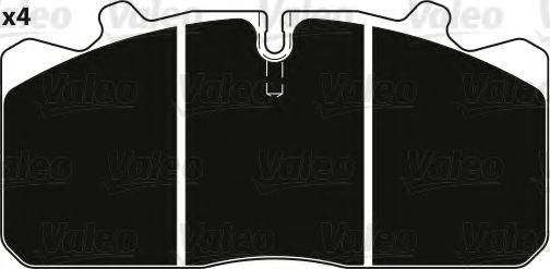 Колодки тормозные передние дисковые Ман Л2000