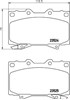 Колодки тормозные 8DB355009371 HELLA