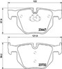 Колодки тормозные дисковые комплект 8DB355013941 HELLA