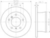 Задний тормозной диск 8DD355111901 HELLA