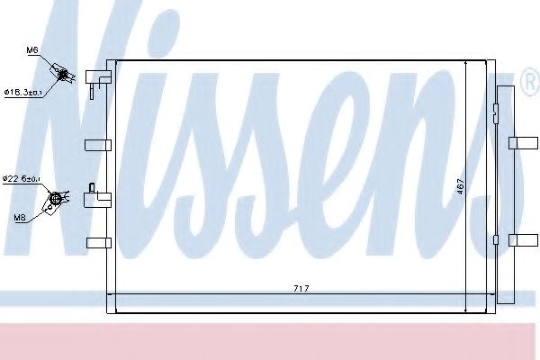Конденсатор 940330 NISSENS