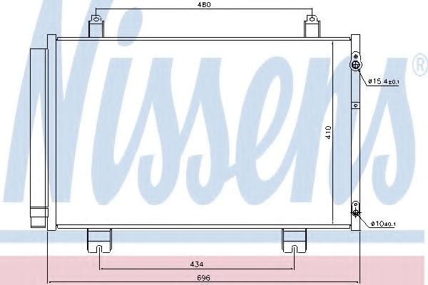 Конденсатор 940434 NISSENS