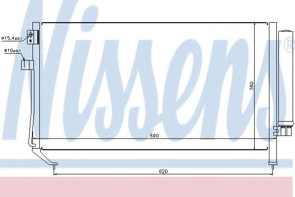 Конденсатор 94848 NISSENS