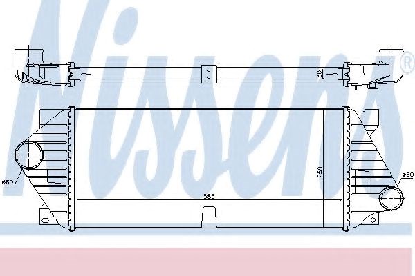 Интеркулер 96206 NISSENS