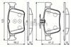 Колодки на тормоз задний дисковый 986494658 BOSCH