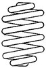 Пружина амортизатора передняя 997600 SACHS