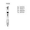 Провода высоковольтные в комплекте 9A33 BREMI