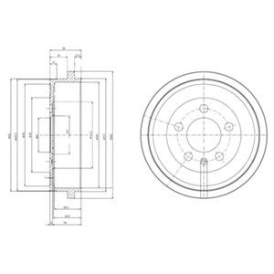Тормозной барабан BF463 DELPHI