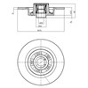 Задний дисковый тормоз BG9026RS DELPHI