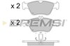 Передние тормозные колодки BP2694 BREMSI