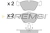 Колодки тормозные дисковые комплект BP2695 BREMSI