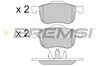 Тормозные колодки BP2842 BREMSI