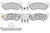 Задние колодки BP2892 BREMSI