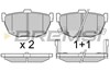 Задние колодки BP2967 BREMSI