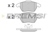 Колодки тормозные дисковые комплект BP3174 BREMSI