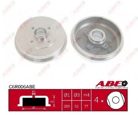 Тормозной барабан C6R006ABE ABE