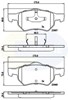 Передние тормозные колодки CBP02222 COMLINE