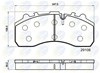 Колодки на тормоз задний дисковый CBP9042MK COMLINE