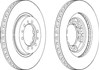 Ротор тормозной системы DDF1109 FERODO