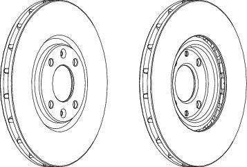 Ротор тормозной DDF1676 FERODO