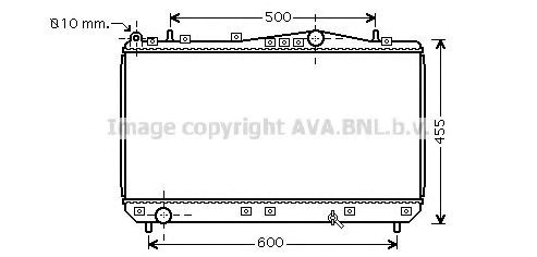 Радиатор охлаждения DWA2052 AVA