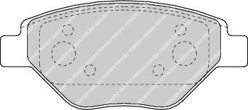 Колодки передние FDB1409 FERODO