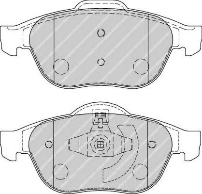 Гальмівні колодки, дискові FDB1865