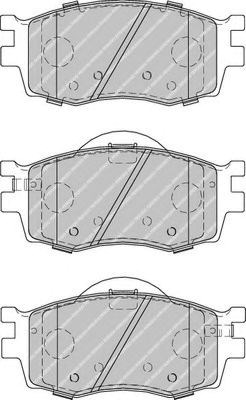 Передние тормозные колодки FDB1955 FERODO