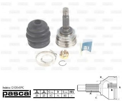 Внешняя граната G10545PC PASCAL