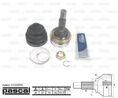 Наружная граната G12005PC PASCAL