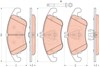 Колодки тормозные передние дисковые GDB1737 TRW