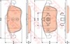 Передние тормозные колодки GDB1788 TRW