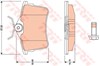 Колодки тормозные дисковые комплект GDB1799 TRW