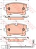 Комплект задних колодок GDB1902 TRW