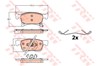 Передние тормозные колодки GDB2091 TRW