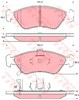 Колодки тормозные передние дисковые GDB3173 TRW