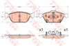 Колодки тормозные передние дисковые GDB3600 TRW