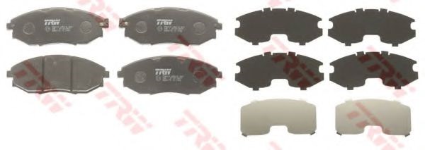 Колодки тормозные передние дисковые GDB4179 TRW