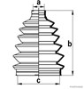 Пыльник шарнира привода J2864028 JAKOPARTS