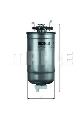 Фильтр топлива KL1471D MAHLE