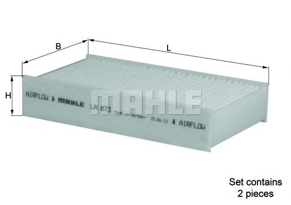 Фильтр пылевой LA873S MAHLE