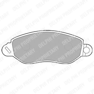 Колодки тормозные LP1583 DELPHI