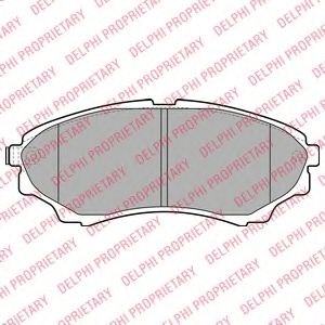 Колодки тормозные LP2036 DELPHI