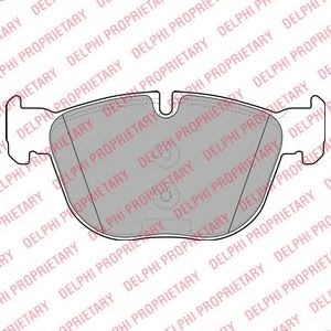 Колодки тормозные LP2090 DELPHI
