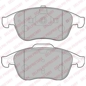 Колодки тормозные LP2181 DELPHI